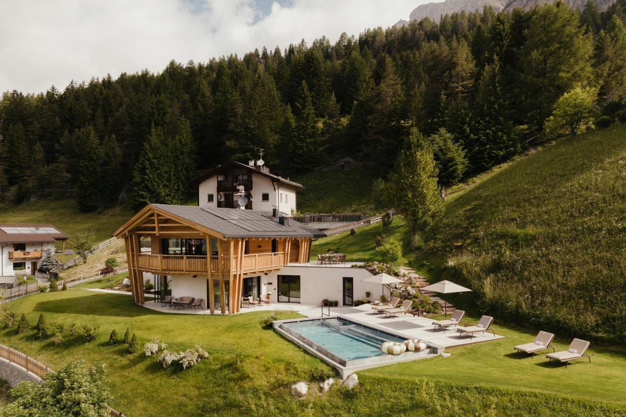 Luxury Spa Chalet Lum D'Or Selva di Val Gardena Kültér fotó