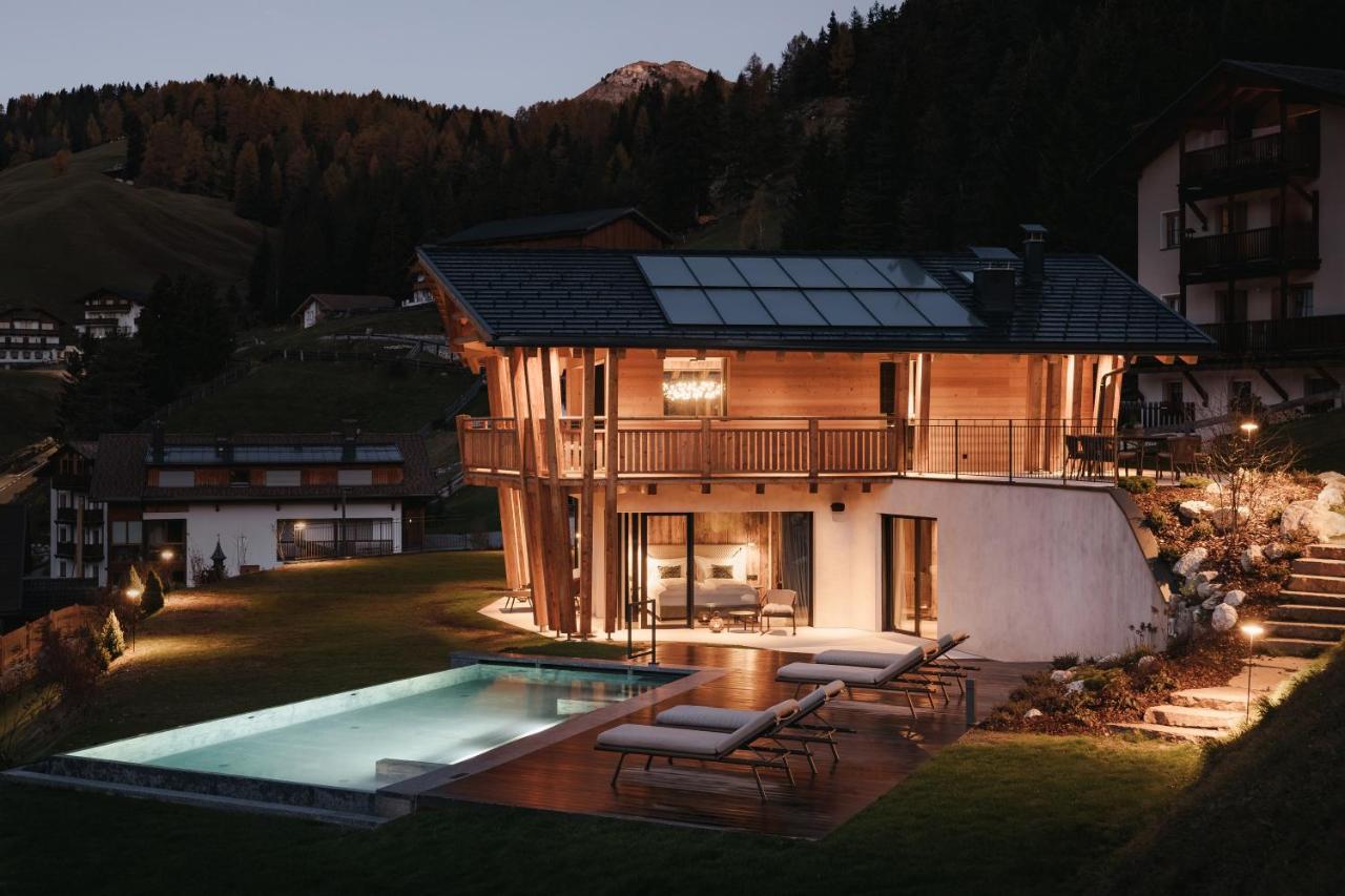 Luxury Spa Chalet Lum D'Or Selva di Val Gardena Kültér fotó