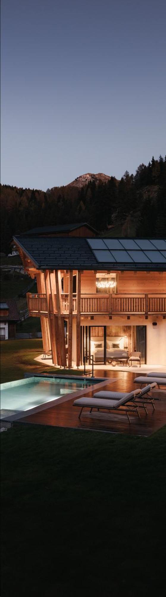 Luxury Spa Chalet Lum D'Or Selva di Val Gardena Kültér fotó